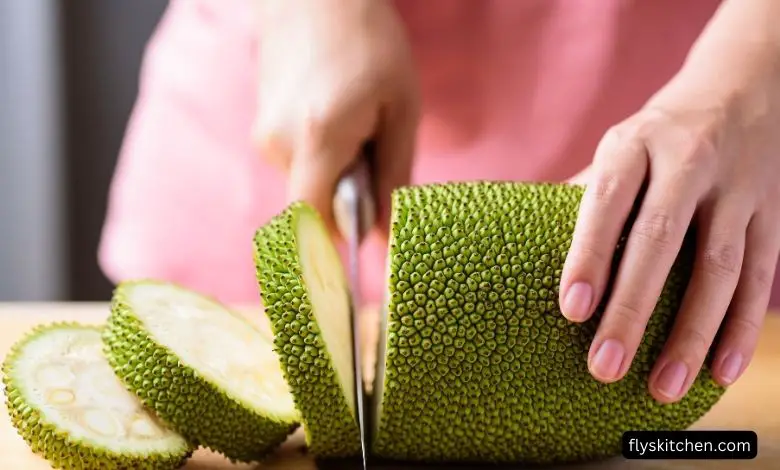 Cutting a Jackfruit in Half