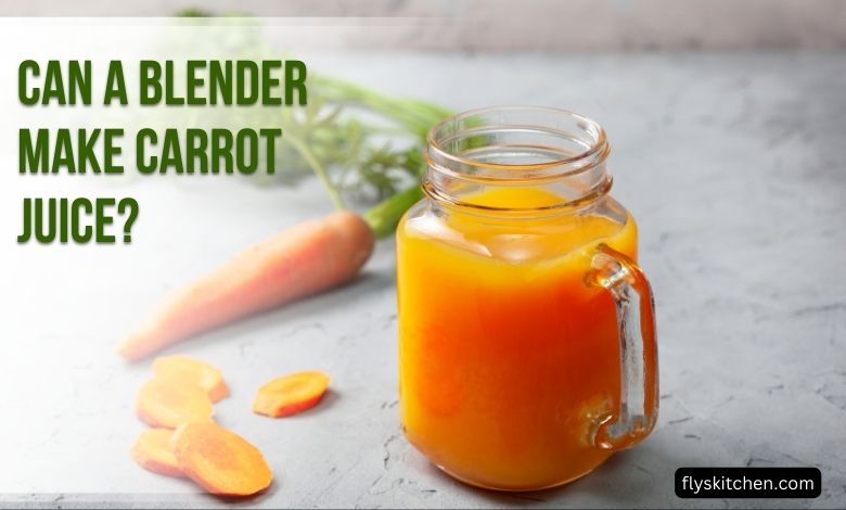 Can a Blender Make Carrot Juice